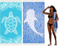 Thin Turkish Beach Towel Quick Dry Absorbent Cotton Lightweight Bath Pool Towels Extra Large Oversized Sand Free Beach Stuff Cloud Adults Gift