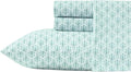 Tommy Bahama - Queen Sheet Set, Super Soft Cotton Percale Bedding with Matching Shams, Tropical Bedding Set, Oeko-Tex Certified (Coastal Batik Green, Queen)