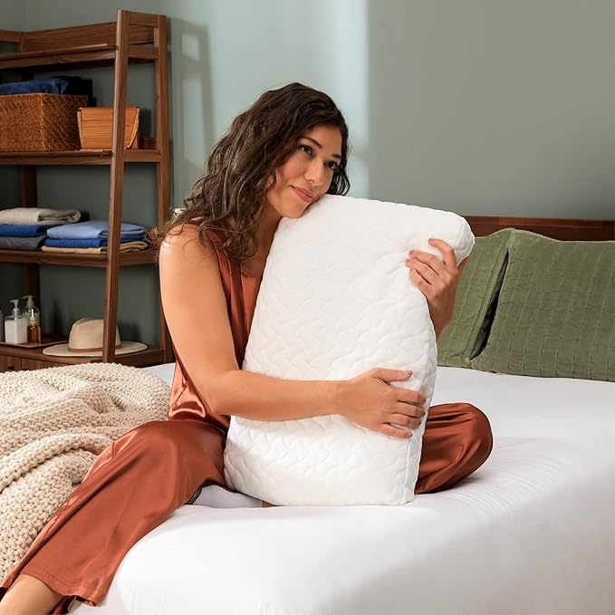 Tempur-Pedic TEMPUR-Cloud Pillow, Standard-2-Pack, Standard, White 2 Count