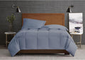 London Fog Garment Washed Solid Comforter Set Blue Microfiber 2-Piece Twin XL Comforter Set, Solid Themed, Adult and Teen, Oeko-TEX Certified