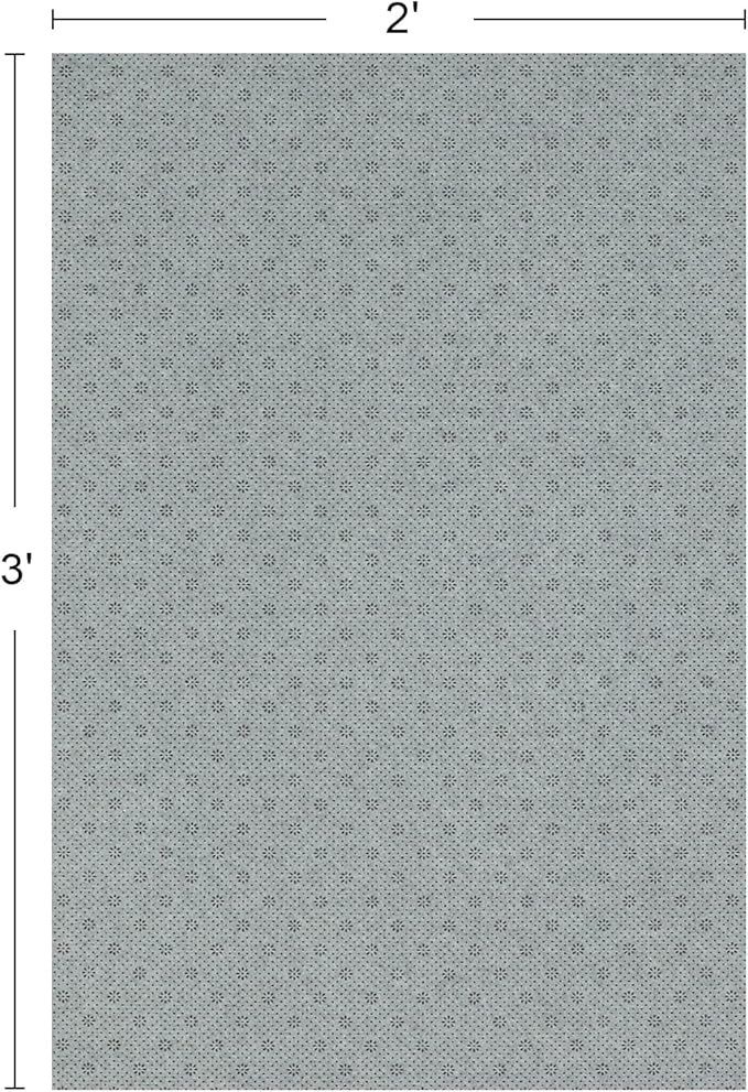 LINLA Dual Surface Felt+Rubber Non-Slip Rug Pad, 2'x3', 1/4" Thick, Strong Grip Cushioning Support Pad, Double-Side Anti-Skid, Safe for All Floor and Finishes, Extra Comfort