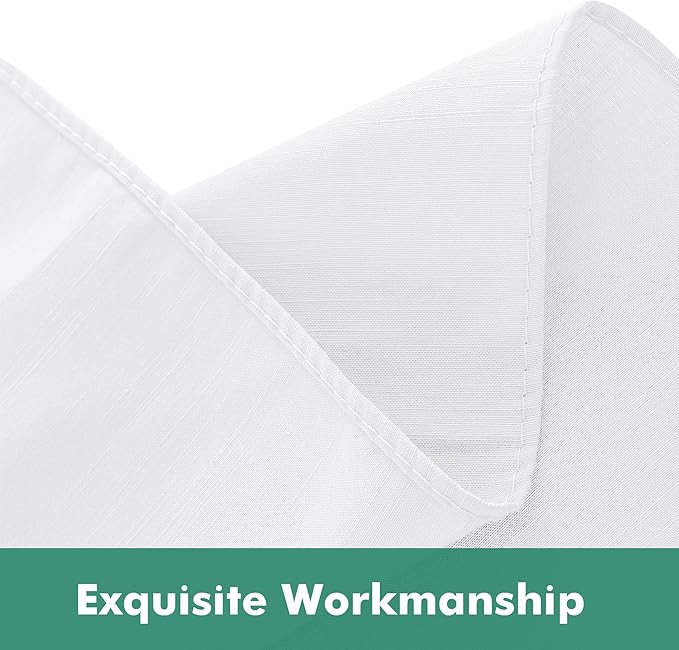 Biscaynebay Wrap Around Bed Skirts with Split Corners for Full Beds 14" Drop, White Elastic Dust Ruffles Adjustable Easy Fit Wrinkle & Fade Resistant Silky Luxurious Fabric Machine Washable