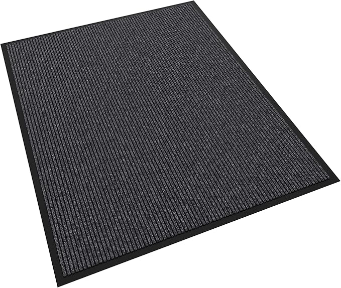 Front Door Mat, 60" x 48" Heavy Duty Indoor Outdoor Doormat, Non-Slip Welcome Mats for Entryway, Rubber Backing Low Profile Commercial Door Mats