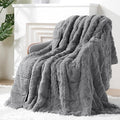 Super Fuzzy Soft Sherpa Fleece Weighted Blanket, 15 lbs Dual Sided Fluffy Heavy Weighted Blankets for Adults - No Bunching with Double Layers of Soft Inner Lining (80"x 87", 15 Pounds)