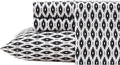 Wrangler - Full Bed Sheets, Ultra-Soft & Lightweight Bedding with Matching Pillowcases, Lightweight Bed Set for All Season Comfort, Oeko-Tex Certified (Blaze Black)