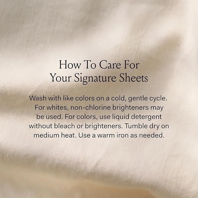 BOLL & BRANCH Signature Hemmed Sheet Set - King + Standard, Cream - Luxury 100% Organic Cotton - Includes 1 Flat, 1 Fitted, 2 Standard Size Pillowcases - Buttery Soft