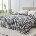 Heated Blanket Twin - 62"x84" Fast Heating Bed Electric Blankets with 6 Heating Levels & 10 Hours Auto Off, Soft Ribbed Faux Fur Sherpa, Over-Heated Protection ETL, Dark Gray