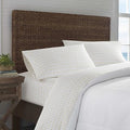 Tommy Bahama - King Sheets, Cotton Percale Bedding Set, Crisp & Cool, Stylish Bedding Set (Pineapple Pinstripe Yellow, King)
