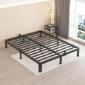 MAF 10 Inch Queen Metal Platform Bed Frame with Round Corner Legs, 3000 LBS Heavy Duty Steel Slats Support, Noise Free, No Box Spring Needed, Easy Assembly