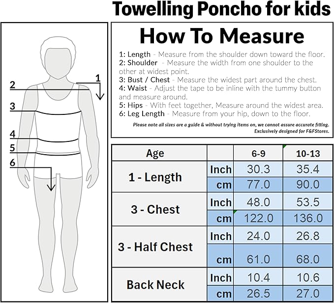 Minecraft Towelling Poncho Kids Teens Hooded Bath Towels Absorbent Beach Towel (Green, 10-13 Years)