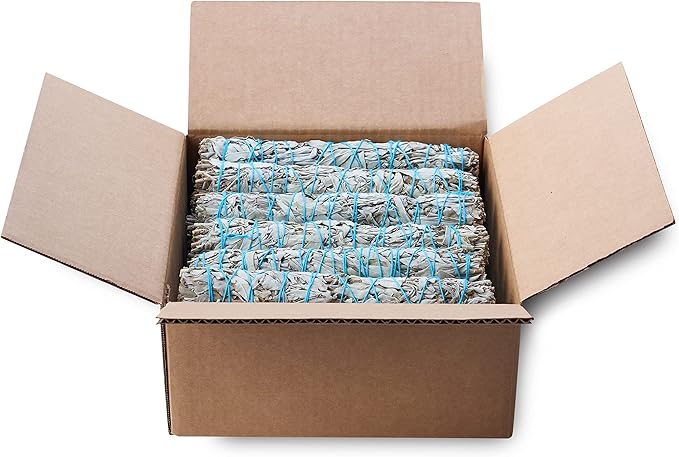 JL Local Wanderlust 9” White Sage Smudge Stick - Extra Large Smudging Wand Incense Stick for Cleansing, Purifying, Healing, Meditation, Yoga, Blessing (12 Pack)