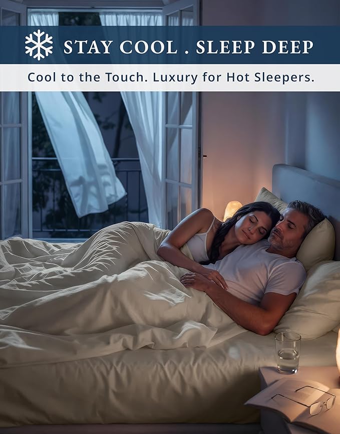 LANE LINEN 100% Egyptian Cotton Split King Sheets for Adjustable Beds - 1000 Thread Count, Soft & Comfy Sateen Weave for Silky Finish, Cool Breathable Eco Friendly Sustainably Produced Bedding- Taupe