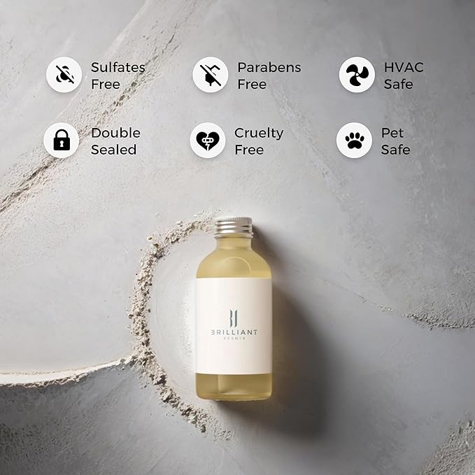 Brilliant Scents Lanai Sunrise Fragrance Oil 500ml - Premium Diffuser Oil for Home, Office, Hotels - Long Lasting, Plant-Based, Meets IFRA Standards, USA-Made - White Tea, Fig, Musk