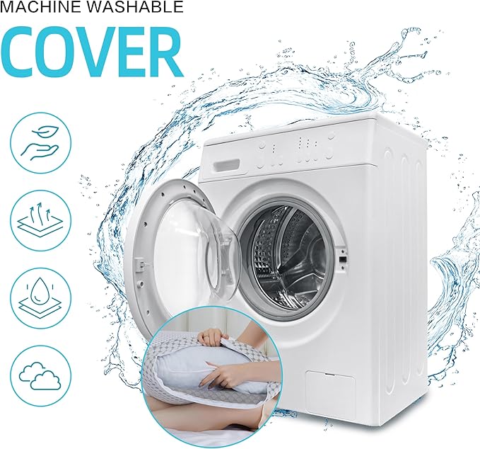 SAPHREAS Cooling Bed Pillows Queen for Sleeping, Luxury Hotel Shredded Memory Foam Pillows for Side Back Stomach Sleepers, Cool Firm Pillow for Neck Support