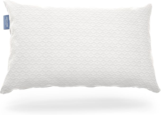Cosy House Collection Luxury Rayon Derived from Bamboo Shredded Memory Foam Pillow - Adjustable & Removable Fill - Cool & Breathable Cover with Zipper for Side, Back, & Stomach Sleepers (King)