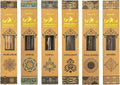 Himalayan Smudge Incense – 6 Fragrant Scents: Palo Santo, Copal, Myrrh, Cinnamon, Opium, Olibanum | 60 Sticks + 6 Dhoop | Masala Blend with Resins, Herbs & Essential Oils | Handcrafted