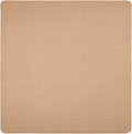 House, Home and More Skid-Resistant Carpet Indoor Area Rug Floor Mat - Pebble Beige - 6 Ft X 6 Ft - Non Slip Rubber Backing, Stain Resistant, Dog Friendly, Living Room Bedroom Kitchen Entryway