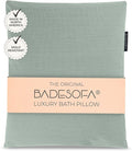BADESOFA® Luxury Bathtub Pillow L - Large Bath Pillow for Therapeutic Neck and Back Support Quick-Drying - Washable Full Body Bath Tub Cushion - Luxury Spa Cushion in Green