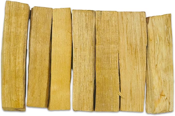 Premium Palo Santo Sticks (25-50 Sticks, Weight 1 lb) – 100% Natural, 4 Inches (10 cm) Long, 1-2 cm Thick, Hand-Picked from Peru, Ethically Sourced for Energy Cleansing, Meditation & Aromatherapy