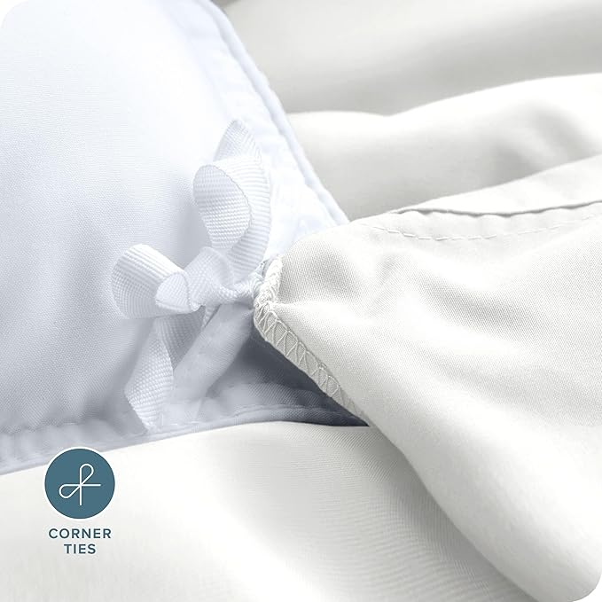 Bare Home Bedding Duvet Cover Full Size - Premium 1800 Super Soft Collection - Lightweight, Cooling - Soft Breathable Bedding Duvet Cover (Full, Cream)