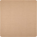 House, Home and More Skid-Resistant Carpet Indoor Area Rug Floor Mat - Pebble Beige - 8 Ft X 8 Ft - Non Slip Rubber Backing, Stain Resistant, Dog Friendly, Living Room Bedroom Kitchen Entryway