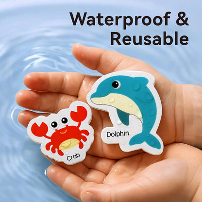 106 PCS Ocean/Animals/Insects Jelly Stickers - Thick, Removable Animal Window Clings for Toddlers. Great for Home, Classroom, Nursery Decor and Toddler Animal Party Supplies