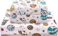 JSD Universe Planets Kids Sheet Set Twin Size, 3 Piece Space Theme Microfiber Sheets Deep Pocket