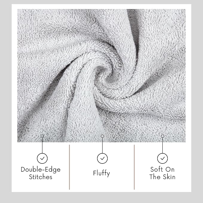 Personalized Towels - Customized Turkish Cotton Towel Set, Monogrammed Towels with Initials, Name & Embroidery, Idea for Weddings, Bridal Showers, Anniversaries, Housewarming, New Home