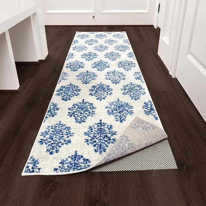 Veken 2.5x14 Ft Rug Pad Gripper for Hardwood Floors, Non Slip Rug Pads for Area Rugs, Thick Rug Grippers for Tile Floors, Under Carpet Anti Skid Mat, Keep Your Rugs Safe and in Place
