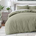 Bare Home Bedding Duvet Cover Oversized King - Premium 1800 Super Soft Collection - Lightweight, Cooling - Soft Breathable Bedding Duvet Cover (Oversized King, Sage)