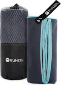 Eunzel Quick Dry Camping Towel, Microfiber Travel Towel Super Absorbent Fast Drying Towel for Camping, Beach, Gym, Backpacking, Yoga & Swimming(30" x 60", Grey)