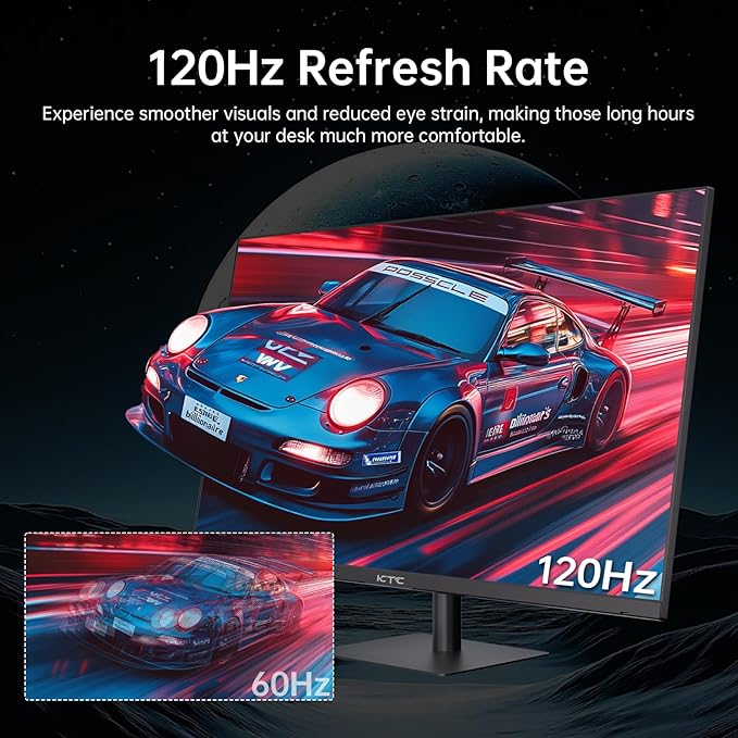 KTC 32 Inch 2K Computer Monitor, IPS 1440p Monitor with Ultra-Thin Bezels, HDR10, Freesync/G-sync, HDMI/DP Ports, Tilt Adjustable, Eyecare, Ideal for Business, Office, and Casual Gaming