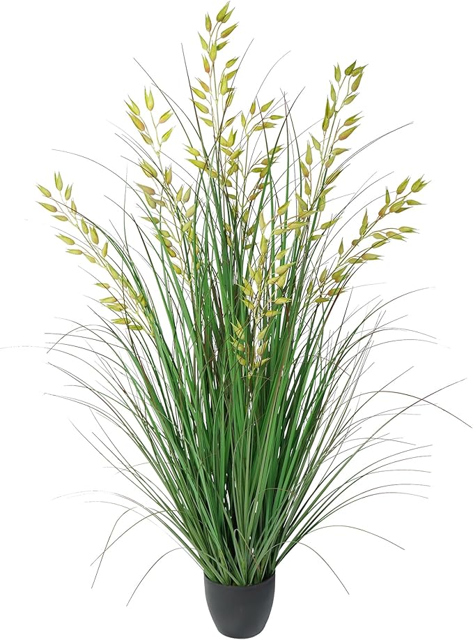 Artificial Plants Artificial Wheat Grass Faux Plants Artificial Grass Plant Fake Green Plants Tall Fake Plants Tall Suitable for Indoor Home Decor Outdoor Porch Terrace Decor（47In 1PCS