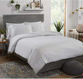 Queen Duvet Cover by Pure Bamboo, 3 Piece Set, Genuine 100% Organic Viscose Derived from Bamboo, Luxuriously Soft and Cooling, 2 Pillowcases (Queen, Stripes)
