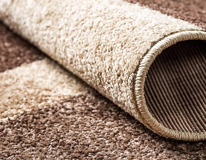 Unique Loom Autumn Collection Area Rug - Providence (2' x 6' 1" Runner, Light Brown/ Beige)