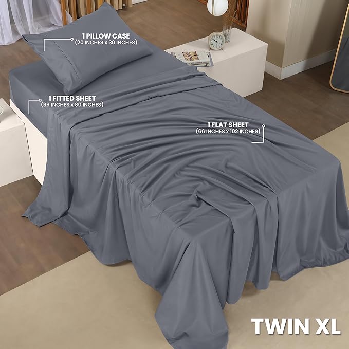Utopia Bedding Twin XL Bed Sheets Set - Pack of 10 Sheet Sets - Perfect for Spa, Hotel, & Guest Bedroom - Brushed Microfiber - Shrinkage and Fade Resistant - Easy Care (White)