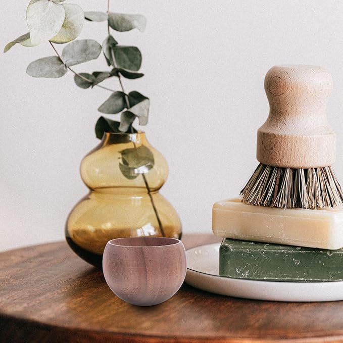 GANAZONO Essential Oil Diffuser Wood Aromatherapy Stand Small Walnut Scented Diffuser for Home and Office Aroma Diffusing Decoration