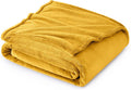Bedsure GentleSoft Gold Fleece Throw Blanket - 300GSM Blankets for Couch, Sofa, Bed, Soft Lightweight Plush Cozy Throws for Toddlers, 50x60 inches