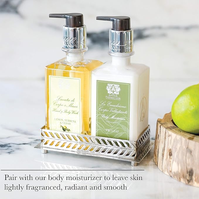 Antica Farmacista Hand & Body Wash - Luxury Nourishing Body Wash - Hydrating Hand Cleansing Wash - Bath & Body Gift - Lavender & Lime Blossom, 10 fl oz