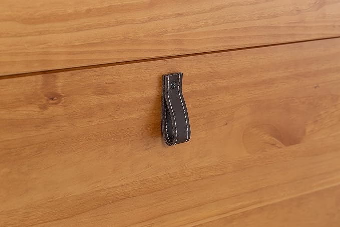 memomad Bali Storage Platform Bed with Drawers (Full Size, Oak Brown Wood)