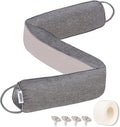 TORRAMI 36" Door Draft Stopper for Bottom of Doors, Seal Blocks Hot Air, Noise, Bugs, Keeps Cold AC in, Easy Install Gap Filler Draft Stoppers,Gray