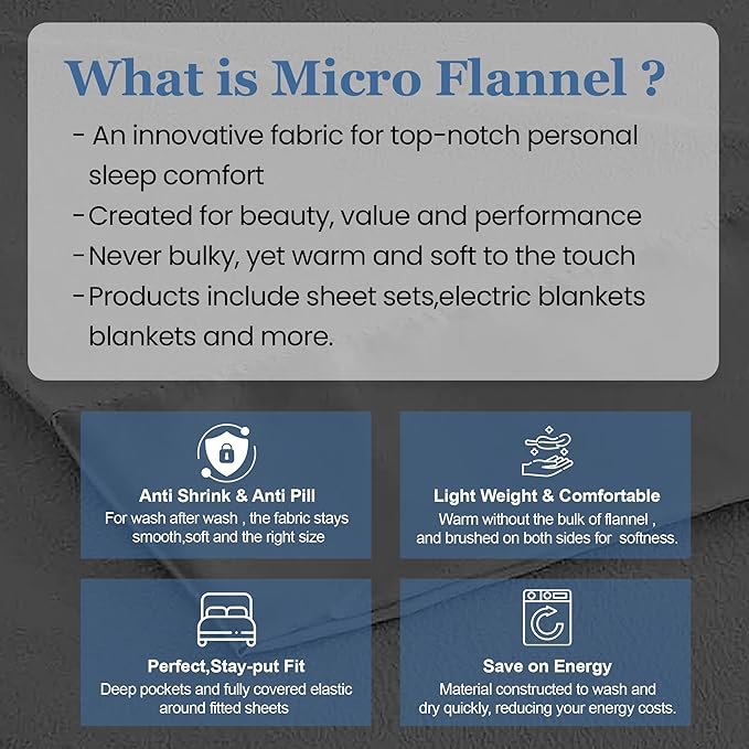 Thermee Micro Flannel Twin Size Blankets, Lightweight All Seasons Cozy Blanket, Throw Blankets for Home and Living Room, Comfy & Soft Blanket for Couch, Machine Wash, No Pilling - Snow