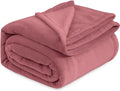Bedsure GentleSoft Fleece King Size Blankets for Bed Dusty Rose - Soft Lightweight Plush Cozy Fuzzy Luxury Microfiber, 108x90 inches