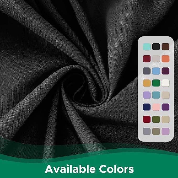 Biscaynebay Wrap Around Bed Skirts for King & Cal King Beds 16" Drop, Black Adjustable Elastic Dust Ruffles Easy Fit Wrinkle & Fade Resistant Silky Luxurious Fabric Solid Machine Washable