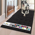 Muddy Mat® Shown on TV – Super Absorbent Door Mat Indoor, Microfiber Quick Dry Chenille Entryway Rug, Non-Slip Front Door Mat, Indoor Mats for Entryway, Machine Washable Pet Rug, Black 36"x60"