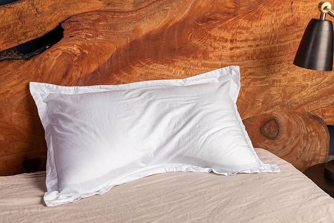 Eli & Elm | Best Ergonomic Side Sleeper Pillow for Neck Pain. Supportive Cooling Memory Foam Fill with Luxury Breathable Cover. U-Shape Contoured Design. Queen Size Bed Pillow & Pillowcase