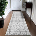 Runner Rug 2'x7' Western Washable Non-Slip Runners for Hallways Kitchen Entryway Laundry Room Modern Carpet Hallway Runner Checkered