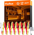 Candlelight COB LED Strip Lights 2400K, 3W/FT, 16.4FT 24V LED Tape Light with 3M VHB Backing, CRI 95, UL Listed, Cuttable, Dimmable, Bendable for Bars, Restaurants, Relaxing (NO Power Supply)