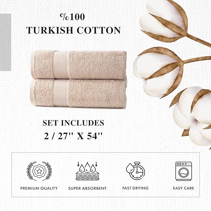 Personalized Towels - Customized Turkish Cotton Towel Set, Monogrammed Towels with Initials, Name & Embroidery, Idea for Weddings, Bridal Showers, Anniversaries, Housewarming, New Home
