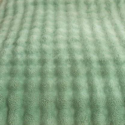 YUSOKI Luxury 3D Bubble Throw Blanket 3.1lb,All Ages,Home Decoration, (Sage Green,60 * 80inches)